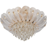 Люстра ODEON LIGHT PAROTI HALL ODL24 519 E14 11*40W металл хрусталь стекло, золото прозрачный янтарный 5048/11