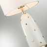 Настольная лампа ODEON LIGHT MODERN POLLEN ODL_EX24 42 E27 1*60W золотой/молочный/белый/металл/керамика/ткань 5423/1T